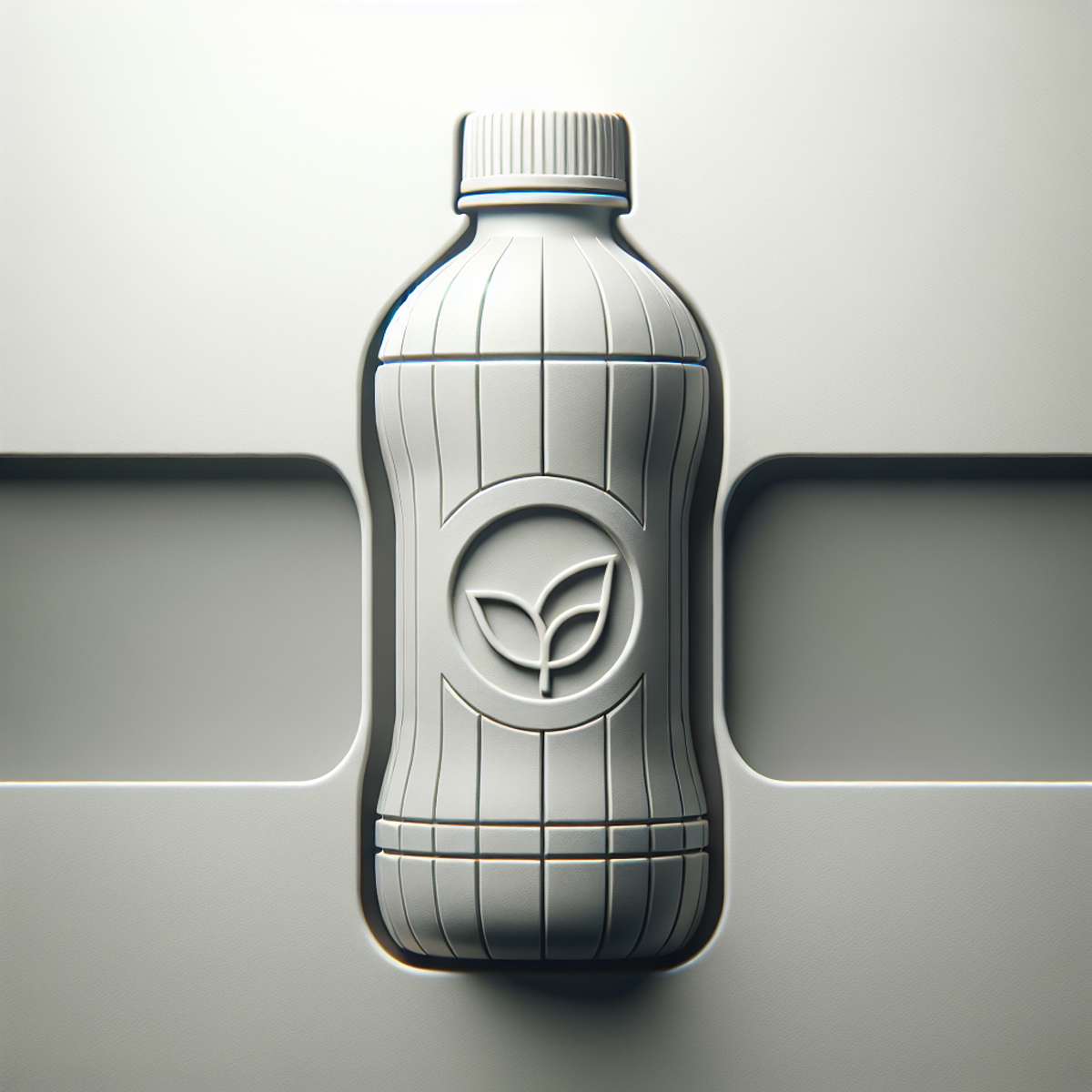 A close-up image of a sleek, durable water bottle made from eco-friendly materials, conveying longevity and environmental sustainability.